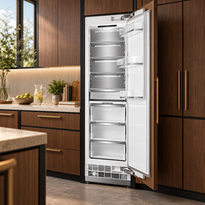 Induction Hardware 24-Inch Refrigerator Built-In Column with Water Dispenser, Panel Ready, RFC-24-PR