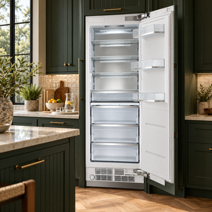 Induction Hardware 30-Inch Refrigerator Built-In Column with Water Dispenser, Panel Ready, RFC-30-PR