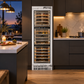 Induction Hardware 24-Inch Three Zone Built-In Wine Refrigerator Column, Panel Ready, RFC-W-24-PR