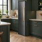 Induction Hardware 18-Inch Freezer Built-In Column with Ice Maker, Black Stainless Steel, FRC-18-BS-ORION