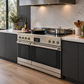 Induction Hardware Luxury Series 48-Inch 7.7 Cu. Ft. Double Oven Induction Range, Self-Cleaning, Stainless Steel, S-IR48-SS