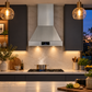 Induction Hardware 30-Inch Convertible Wall Mount Range Hood, 400 CFM, Stainless Steel, RH-400-30-SS