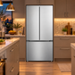 Induction Hardware 30-Inch Premium Freestanding Refrigerator and Freezer, Stainless Steel, RF-FS-ECO-30-SS
