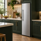 Induction Hardware 24-Inch Freezer Built-In Column with Ice Maker, Stainless Steel, FRC-24-SS