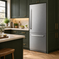 Induction Hardware 30-Inch Built-In Refrigerator and Freezer with Ice Maker and Water Dispenser, Stainless Steel, RF-30-SS