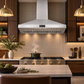 Induction Hardware 60-Inch Wall Mount Range Hood, 1800 CFM, Stainless Steel, S-RH60-PW-SS