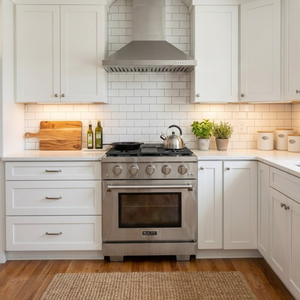 Kucht Professional 30" 4.2 cu. ft. Propane Gas Range in Stainless Steel with True Simmer Burners, KFX3000X/LP-S