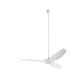 Big Ass Fans Haiku L 44" Ceiling Fan in White with 62.8" Downrod Accessory