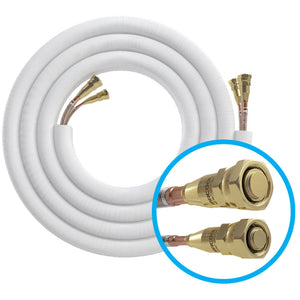 MRCOOL 25ft 1/4 x 1/2 Pre-Charged Lineset for DIY 9K, 12K & 18K Indoor, DIY25-1412
