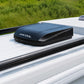 MRCOOL TravelCool 15,000 BTU RV heat pump, black - installed on an RV roof