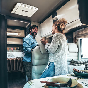 MRCOOL TravelCool - ductless kit installed in an RV ceiling