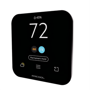 MRCOOL Smart Thermostat in Black (Compatible with Ducted Systems Only), MST06