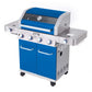 Monument Grills Classic 35633B Series | 4 Burner Propane Gas Grill in Blue