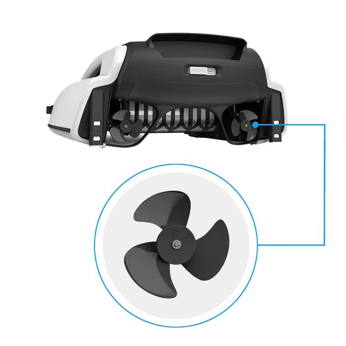 Betta SE Solar Powered Smart Robotic Pool Skimmer in White