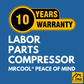 MRCOOL Hyper Heat 2nd Gen 48K BTU 2.5 Ton 16.5 SEER2 Central Ducted Heat Pump Condenser, CENTRAL-48-HP-C-230B00-O