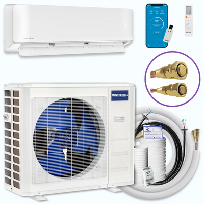 MRCOOL DIY® 5th Gen EasyPro 12,000 BTU Single Zone Mini Split Complete System 115V with 16 ft. DIY Quick Connect Line Set and DIYPRO Cable, EZPRO-12-HP-11516D-O