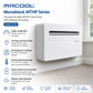MRCOOL Monoblock MTHP Series Through-the-Wall 10K BTU Heat Pump with Heating and Cooling, MDM10115D