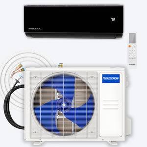 MRCOOL DIY® Select 12,000 BTU Single Zone Mini Split System 115V with Black Air Handler and 11.5 ft. DIY Quick Connect Line Set, DIYS-12-HP-B-115A11-O