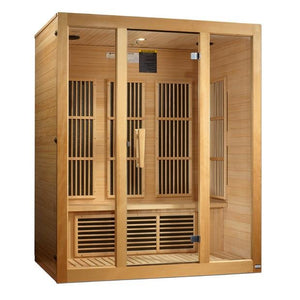 Maxxus Bellevue Low EMF Indoor Infrared Sauna in Canadian Hemlock (3-Person Capacity)