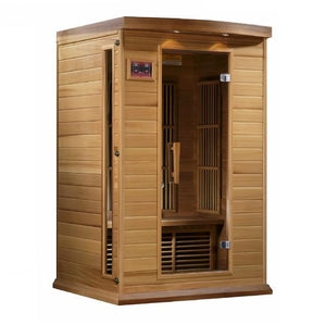 Maxxus Low EMF Indoor Infrared Sauna in Canadian Hemlock (2-Person Capacity)