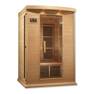 Maxxus Low EMF Indoor Infrared Sauna in Canadian Hemlock (2-Person Capacity)