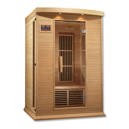 Maxxus Low EMF Indoor Infrared Sauna in Canadian Hemlock (2-Person Capacity)