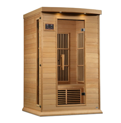 Maxxus Near Zero EMF Indoor Infrared Sauna in Canadian Hemlock (2-Person Capacity)