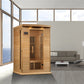 Maxxus Near Zero EMF Indoor Infrared Sauna in Canadian Hemlock (2-Person Capacity)