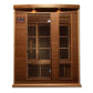 Maxxus Near Zero EMF Indoor Infrared Sauna in Canadian Red Cedar (3-Person Capacity)