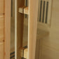 Maxxus Corner Near Zero EMF Indoor Infrared Sauna in Canadian Hemlock (3-Person Capacity)