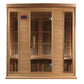 Maxxus Low EMF Indoor Infrared Sauna in Canadian Red Cedar (4-Person Capacity)