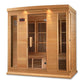 Maxxus Low EMF Indoor Infrared Sauna in Canadian Hemlock (4-Person Capacity)