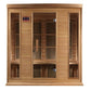 Maxxus Near Zero EMF Indoor Infrared Sauna in Canadian Red Cedar (4-Person Capacity)