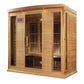 Maxxus Near Zero EMF Indoor Infrared Sauna in Canadian Red Cedar (4-Person Capacity)