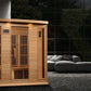 Maxxus Near Zero EMF Indoor Infrared Sauna in Canadian Hemlock (4-Person Capacity)