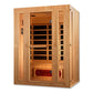 Maxxus Trinity Low EMF Indoor Infrared Sauna in Canadian Hemlock (3-Person Capacity)
