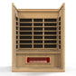 Maxxus Trinity Low EMF Indoor Infrared Sauna in Canadian Hemlock (3-Person Capacity)