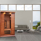 Maxxus Full Spectrum Near Zero EMF Indoor Infrared Sauna in Canadian Red Cedar (2-Person Capacity)