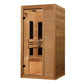 Maxxus S-Line Low EMF Indoor Infrared Sauna in Canadian Hemlock (1-Person Capacity)