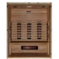 Maxxus S-Line Full Spectrum Near Zero EMF Indoor Infrared Sauna in Canadian Hemlock (3-Person Capacity)