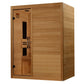 Maxxus S-Line Low EMF Indoor Infrared Sauna in Canadian Hemlock (3-Person Capacity)
