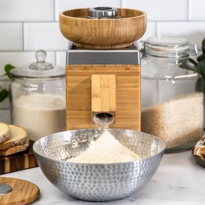 NutriMill Harvest Grain Mill - Silver