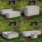 Olle 4-Style Modular Galvanized Raised Garden Beds [Build 1 of 4 Configurations]