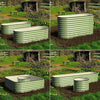 Olle 4-Style Modular Galvanized Raised Garden Beds [Build 1 of 4 Configurations] - Sage Green
