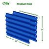 Olle Gardens 17" Tall, 12-in-1 20" Raised Bed Extension Kit - Cobalt Blue