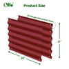 Olle Gardens 17" Tall, 12-in-1 20" Raised Bed Extension Kit - Barn Red