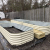 Olle Gardens 17" Tall, 12-in-1 Raised Garden Bed - Ivory