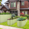 Olle Gardens 17" Tall, 12-in-1 Raised Garden Bed - Sage Green