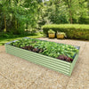Olle Gardens 17" Tall Rectangle Infinity Raised Garden Bed - Sage Green