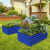 Olle Gardens 17" Tall "U" Shape Infinity Raised Garden Bed - Cobalt Blue